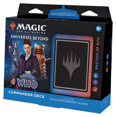 MAGIC THE GATHERING: Universes Beyond: Doctor Who - Commander Deck - Masters of Evil - GamesLand Canada
