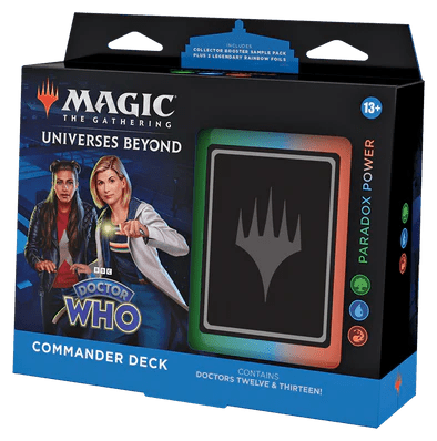 MAGIC THE GATHERING: Universes Beyond: Doctor Who - Commander Deck - Paradox Power - GamesLand Canada