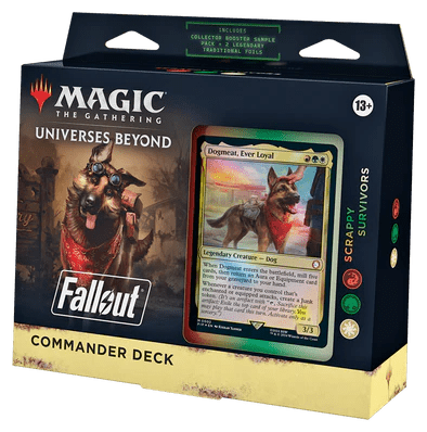 MAGIC THE GATHERING: Universes Beyond: Fallout - Commander Deck - Scrappy Survivors - GamesLand Canada