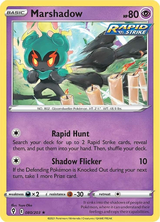 Marshadow (080/203) (Pokemon Trick or Trade 2023) (SWSH07: Evolving Skies) (SWSH07) - GamesLand Canada