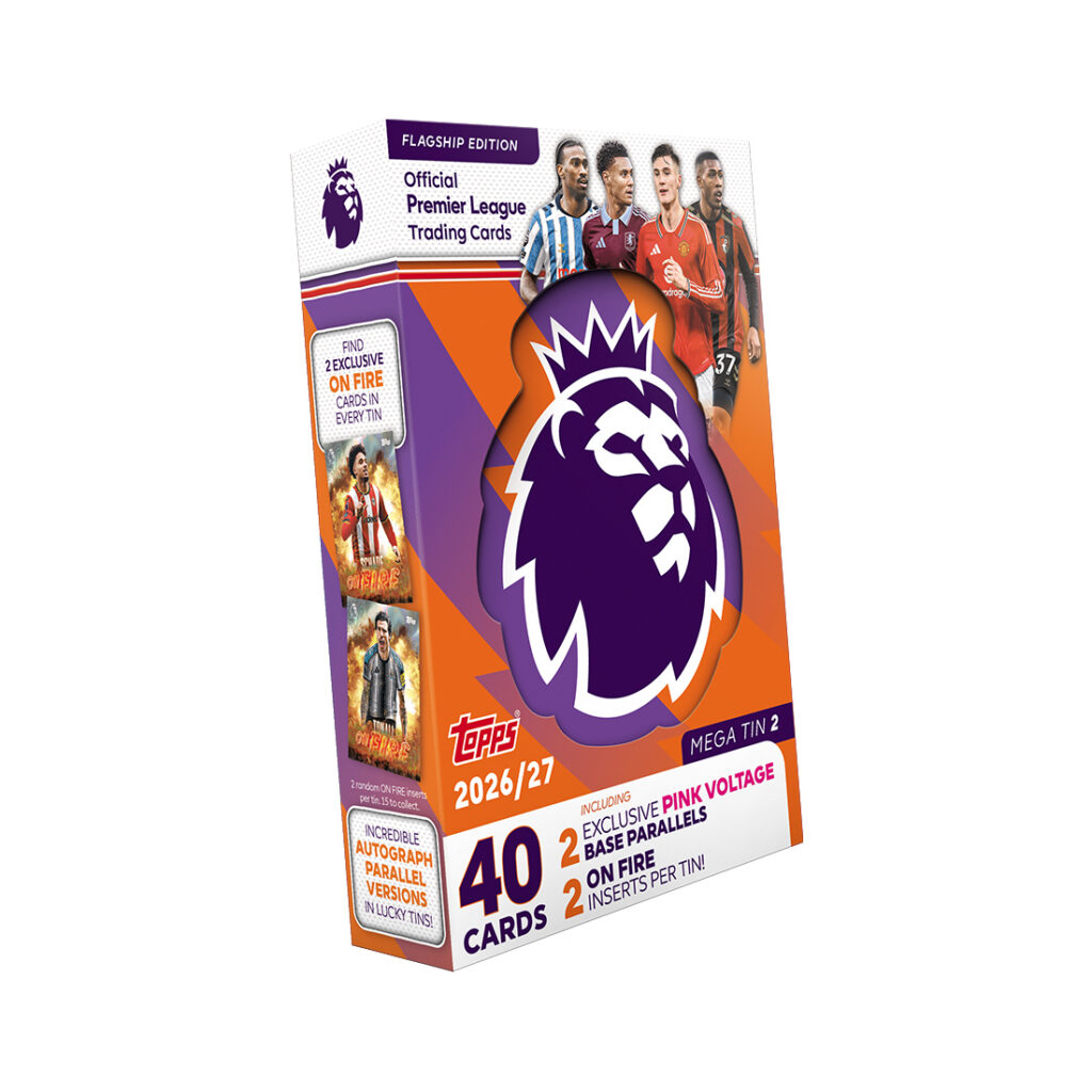 2026-27 TOPPS PREMIER LEAGUE FLAGSHIP CARDS – MEGA TIN