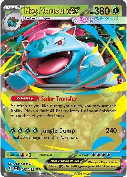 Mega Venusaur ex (003/132) (MEG) - GamesLand Canada
