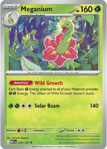 Meganium (010/132) (ME01: Mega Evolution) (MEG) - GamesLand Canada