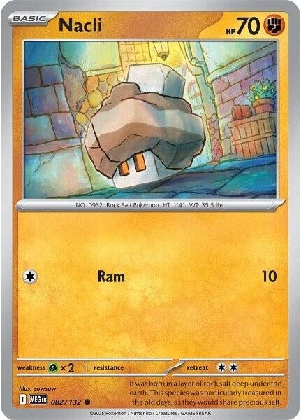 Nacli (082/132) (ME01: Mega Evolution) (MEG) - GamesLand Canada