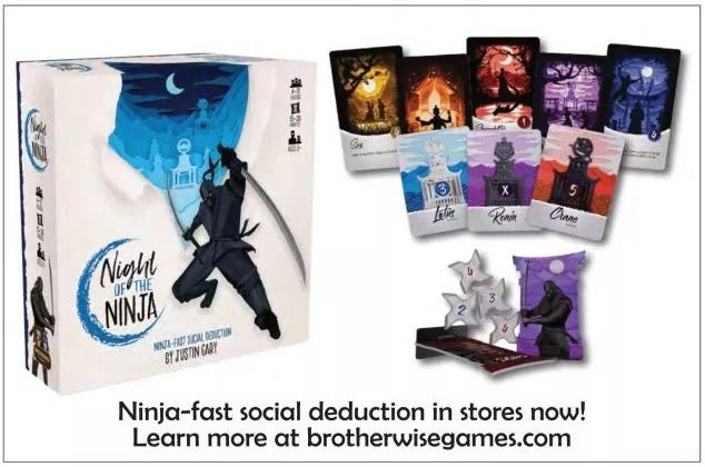 NIGHT OF THE NINJA PARTY GAME - GamesLand Canada