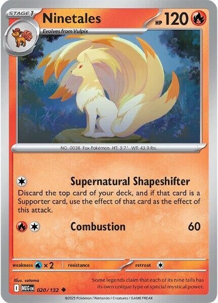 Ninetales (020/132) (MEG) - GamesLand Canada