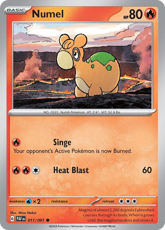 Numel (011/091) (SV: Paldean Fates) (PAF) - GamesLand Canada