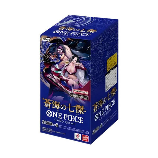 One Piece Card Game OP - 14 The Azure Sea’s Seven Booster Box (Japanese) - GamesLand Canada