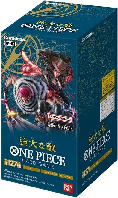 One Piece Card Game - OP03 - Mighty Enemies Japanese Booster Box - GamesLand Canada