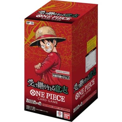 One Piece Card Game OP13 Carrying on His Will Booster Box (Japanese) - GamesLand Canada