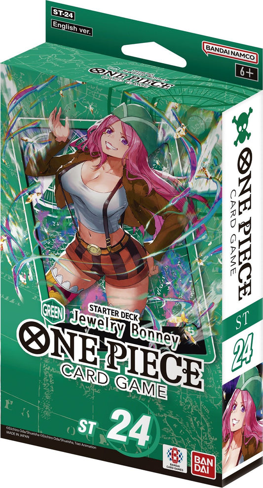 ONE PIECE CARD GAME STARTER DECK - ST24 GREEN JEWELERY BONNEY - GamesLand Canada