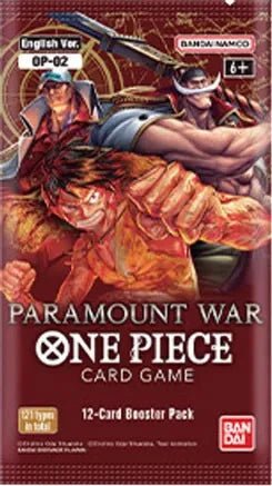 ONE PIECE CG OP - 02 PARAMOUNT WAR BOOSTER PACK - GamesLand Canada