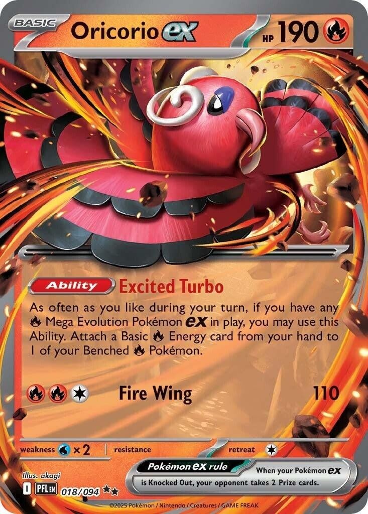 Oricorio ex (018/094) (PFL) - GamesLand Canada