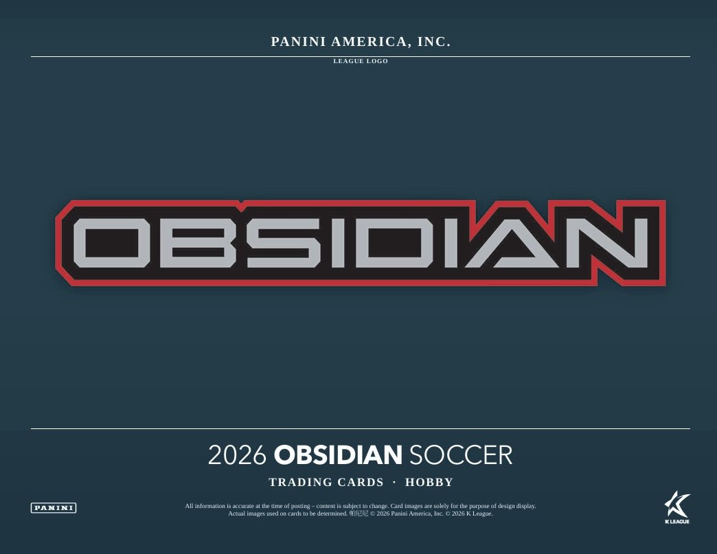 PANINI K LEAGUE OBSIDIAN SOCCER 2026 - GamesLand Canada