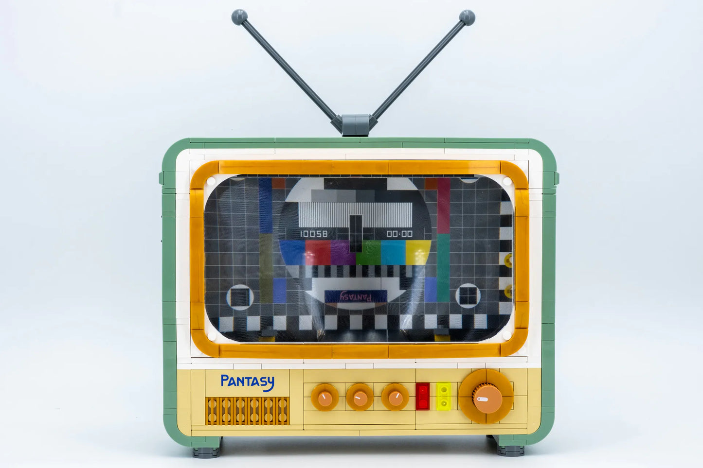 PANTASY Retro Green TV Building Kit