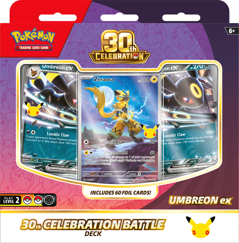POKEMON 30TH CELEBRATION BATTLE DECKS UMBREON EX (PRE-ORDER) - GamesLand Canada