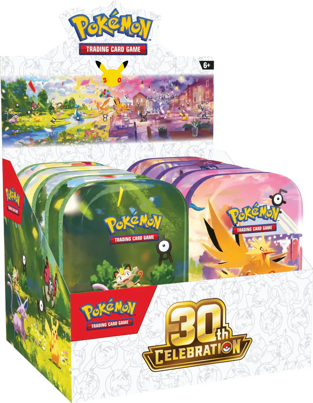 POKEMON 30TH CELEBRATION MINI TIN (1 Random Tin) (PRE-ORDER) - GamesLand Canada