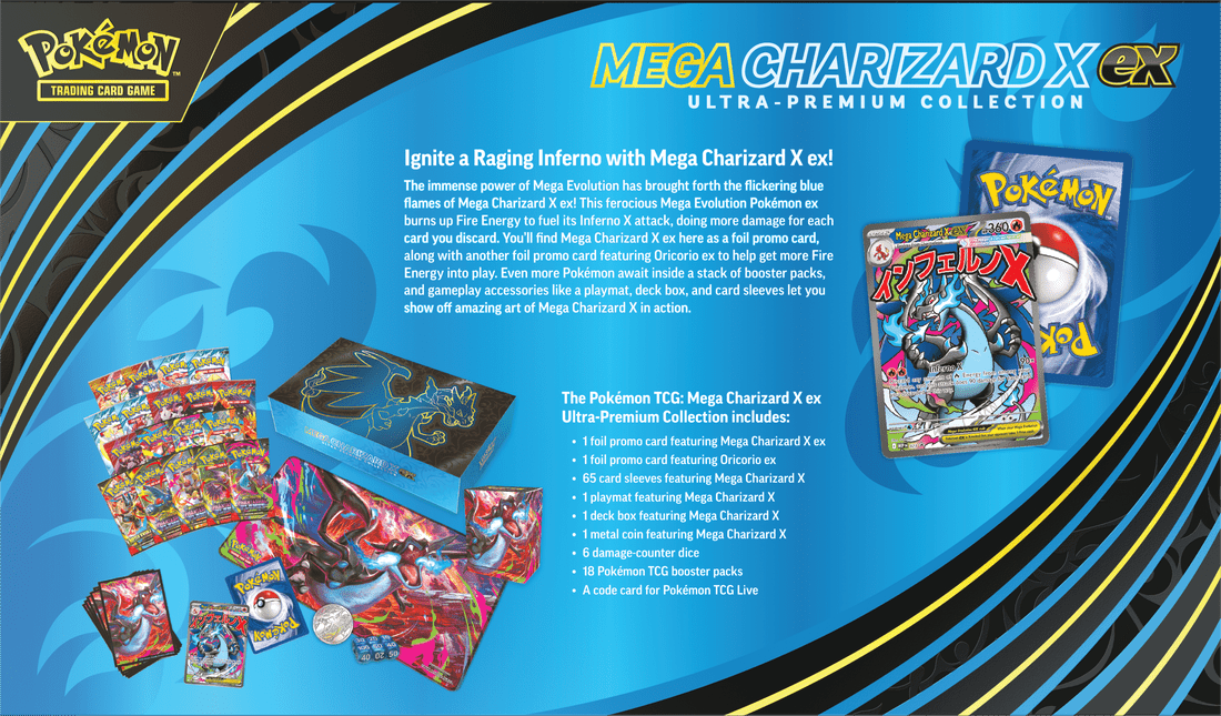 POKEMON CHARIZARD X EX ULTRA - PREMIUM COLLECTION (PRE - ORDER) - GamesLand Canada