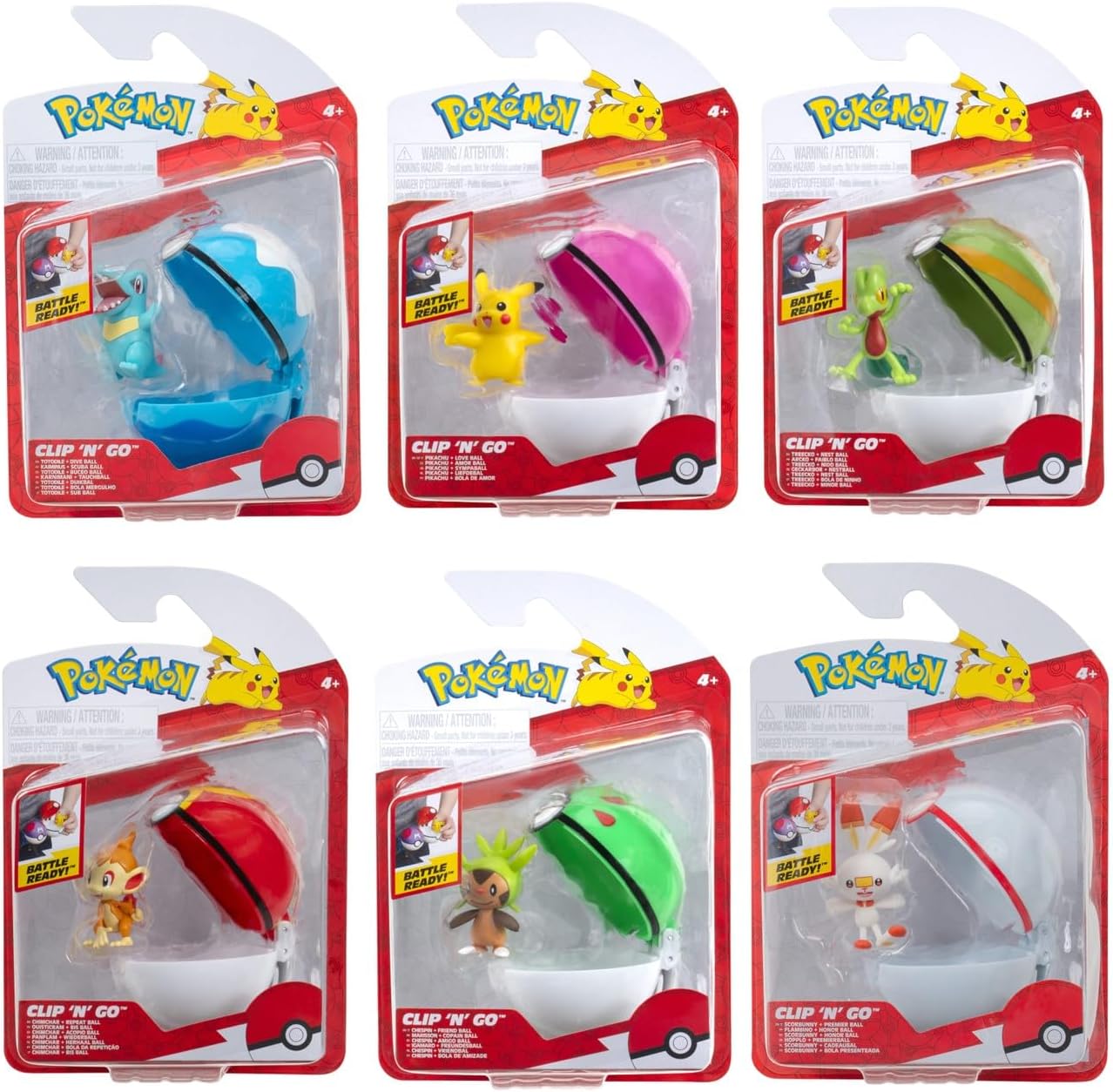 POKEMON CLIP N GO ASST (1 random) - GamesLand Canada