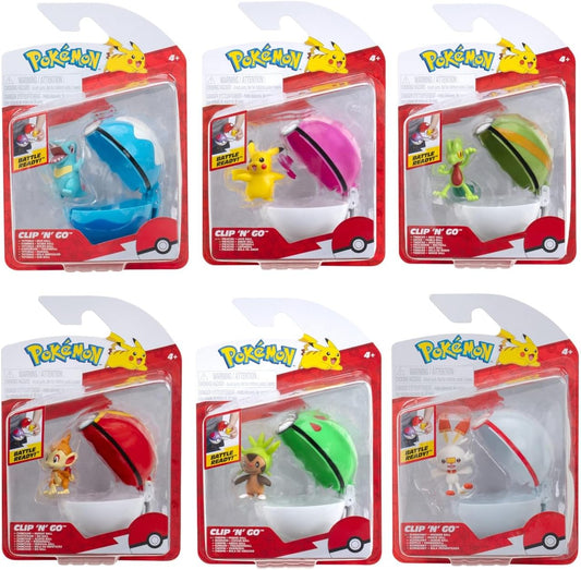 POKEMON CLIP N GO ASST (1 random) - GamesLand Canada