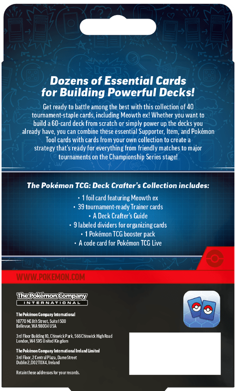POKEMON DECK CRAFTER’S COLLECTION - GamesLand Canada