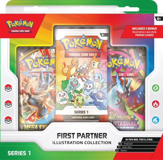 POKEMON FIRST PARTNER ILLUSTRATION COLLECTION SERIES 1 (PRE - ORDER) - GamesLand Canada