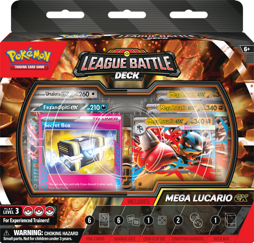 POKEMON LEAGUE BATTLE DECK MEGA LUCARIO EX - GamesLand Canada