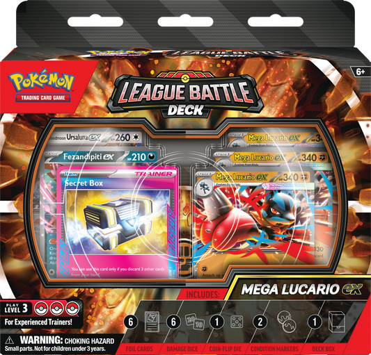 POKEMON LEAGUE BATTLE DECK MEGA LUCARIO EX - GamesLand Canada