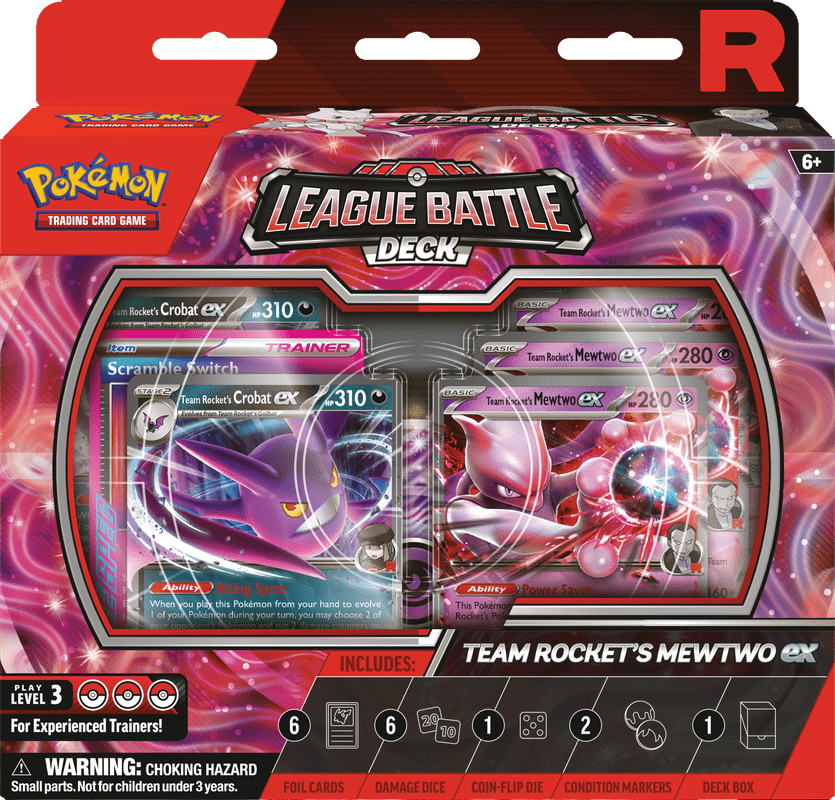 POKEMON LEAGUE BATTLE DECK TEAM ROCKETS MEWTWO EX (PRE - ORDER) - GamesLand Canada
