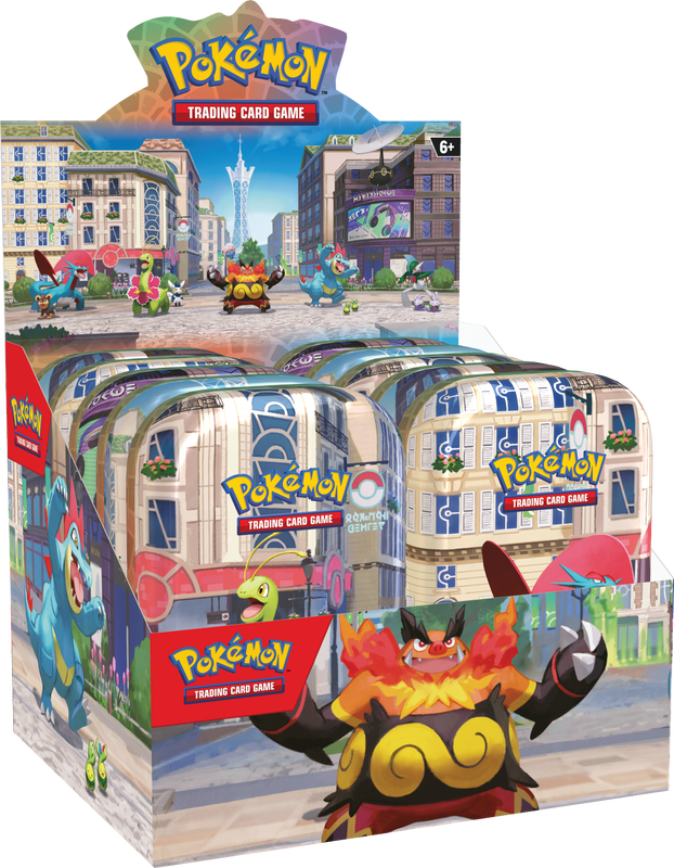 POKEMON LUMIOSE CITY MINI TIN 10CT DISPLAY (Pre - Order) - GamesLand Canada