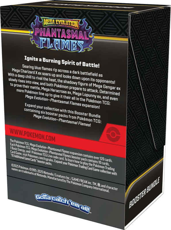 POKEMON ME02 PHANTASMAL FLAMES BOOSTER BUNDLE (PRE - ORDER) - GamesLand Canada