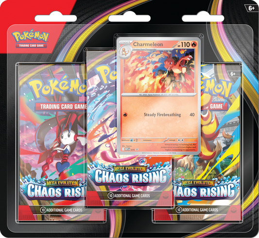 POKEMON ME04 CHAOS RISING 3PK BLISTER - GamesLand Canada