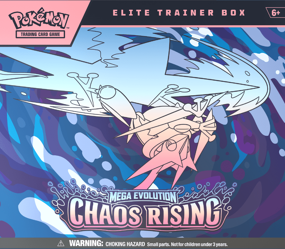 POKEMON ME04 CHAOS RISING ELITE TRAINER BOX - PRE - ORDER - WAVE 1 - GamesLand Canada