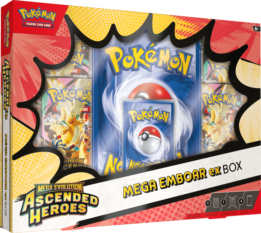 POKEMON ME2.5 ASCENDED HEROES MEGA EMBOAR EX BOX (PRE - ORDER) - GamesLand Canada
