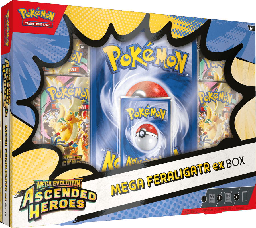 POKEMON ME2.5 ASCENDED HEROES MEGA FERALIGATR EX BOX (PRE - ORDER) - GamesLand Canada
