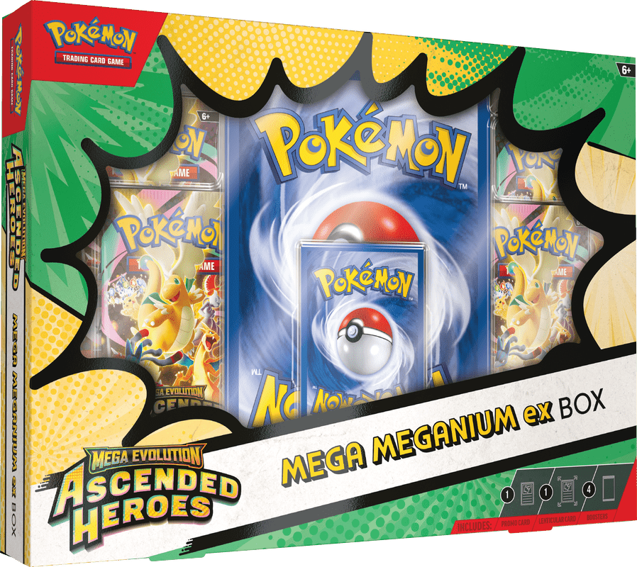 POKEMON ME2.5 ASCENDED HEROES MEGA MEGANIUM EX BOX (PRE - ORDER) - GamesLand Canada