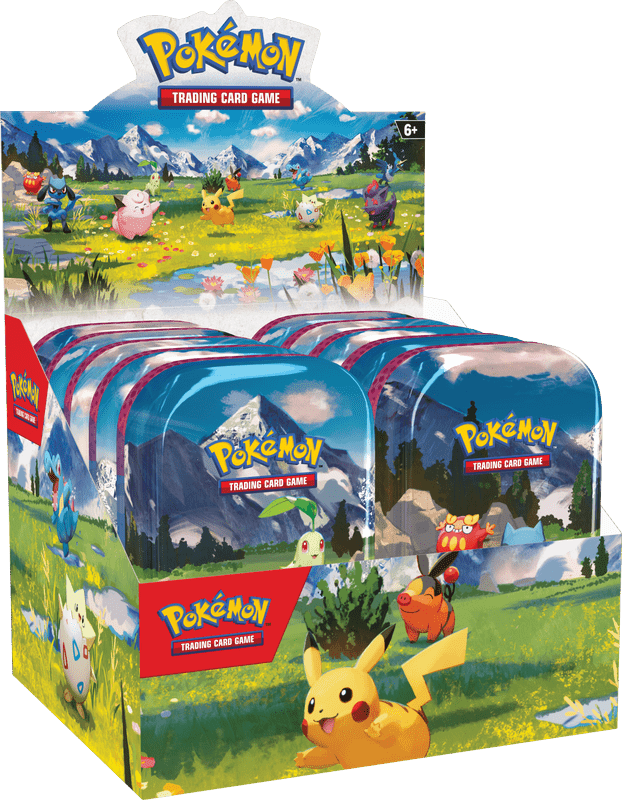 POKEMON ME2.5 ASCENDED HEROES MINI TIN 10CT DISPLAY (PRE - ORDER) - GamesLand Canada