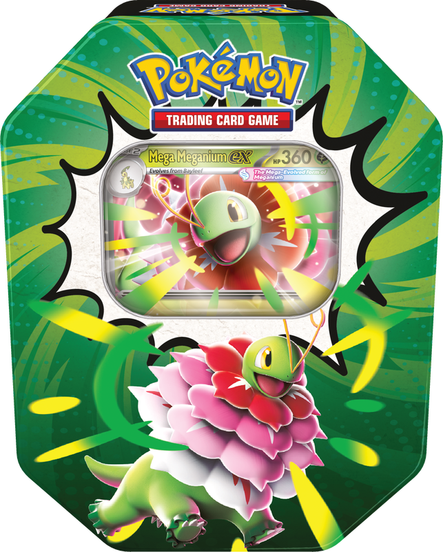 POKEMON ME2.5 ASCENDED HEROES TIN WAVE 1 - Mega Meganium ex (PRE-ORDER) - GamesLand Canada
