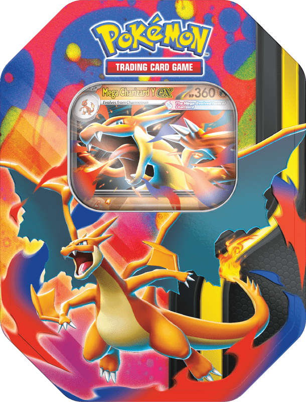 POKEMON MEGA CHARIZARD Y EX TIN (PRE - ORDER) (Copy) - GamesLand Canada