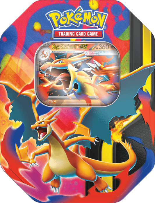 POKEMON MEGA CHARIZARD Y EX TIN (PRE - ORDER) (Copy) - GamesLand Canada