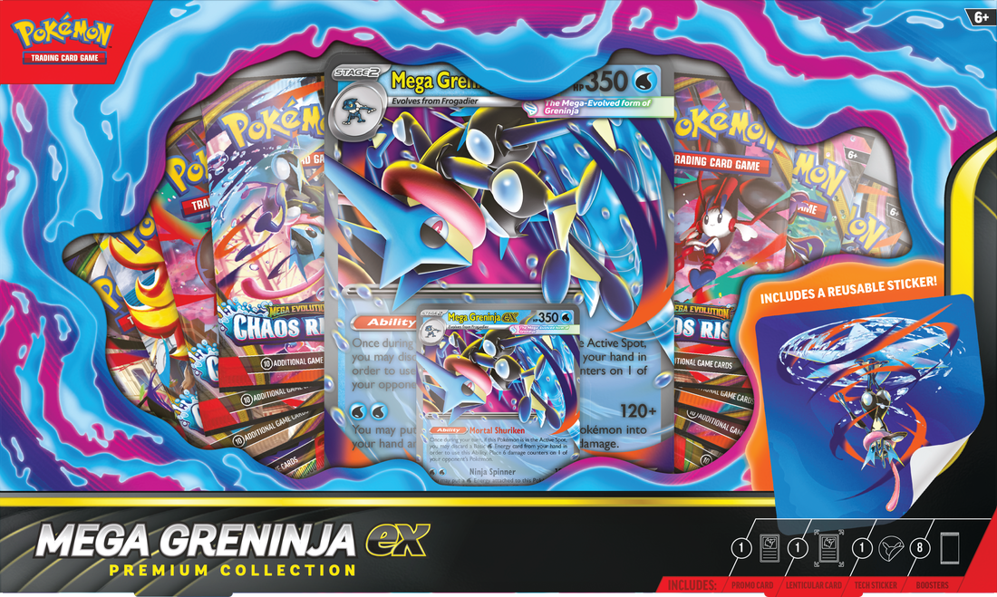 POKEMON MEGA GRENINJA EX PREMIUM COLLECTION (PRE-ORDER) - WAVE 1 - GamesLand Canada