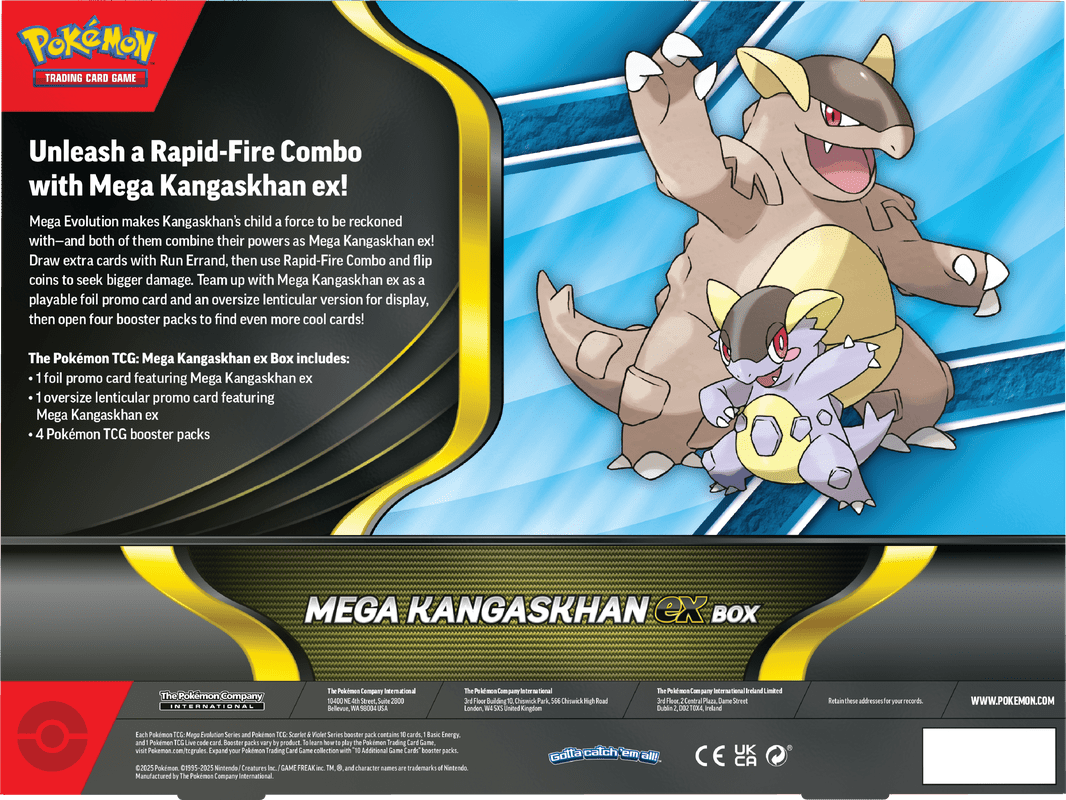 POKEMON MEGA KANGASKHAN EX BOX (PRE - ORDER) - GamesLand Canada