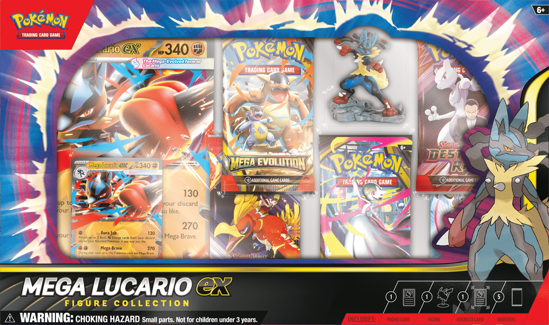 POKEMON MEGA LUCARIO EX FIGURE COLLECTION (PRE - ORDER) - GamesLand Canada