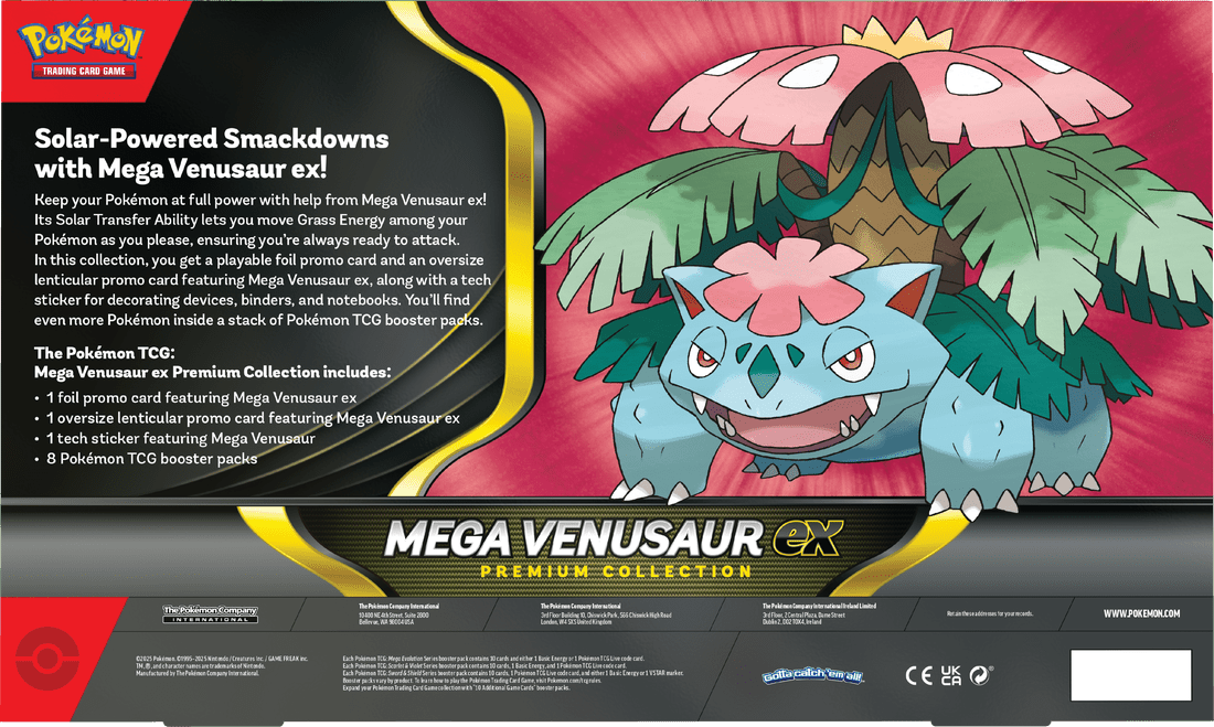 POKEMON MEGA VENUSAUR EX PREMIUM COLLECTION (PRE - ORDER) - GamesLand Canada