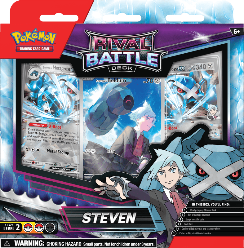 POKEMON RIVAL BATTLE DECKS MARNIE/STEVEN - 1 Random Deck - GamesLand Canada