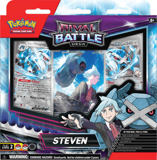 POKEMON RIVAL BATTLE DECKS MARNIE/STEVEN - 1 Random Deck - GamesLand Canada