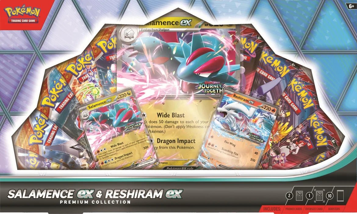 POKEMON SALAMENCE EX/RESHIRAM EX PREMIUM COLLECTION (PRE - ORDER) - GamesLand Canada