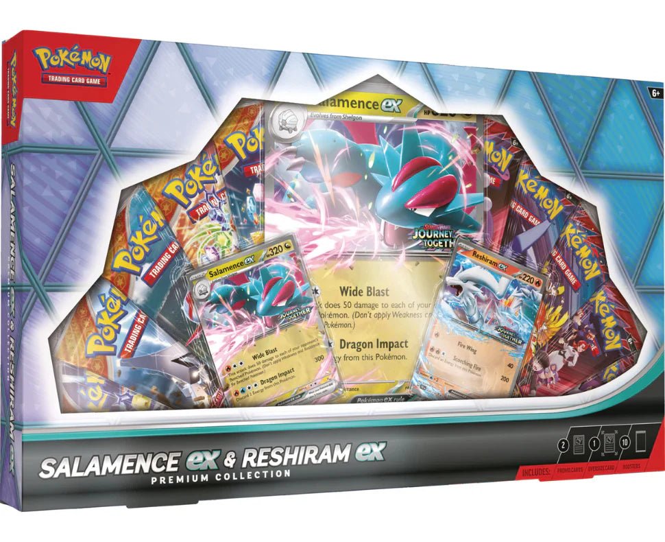 POKEMON SALAMENCE EX/RESHIRAM EX PREMIUM COLLECTION (PRE - ORDER) - GamesLand Canada