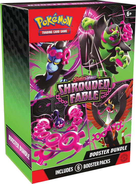 Pokemon Scarlet & Violet Shrouded Fable Booster Bundle (6 Booster Packs) - GamesLand Canada