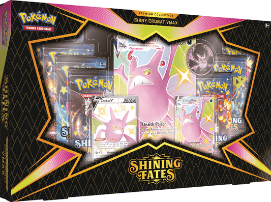 POKEMON SHINING FATES PREMIUM COLLECTION - CROBAT VMAX - GamesLand Canada